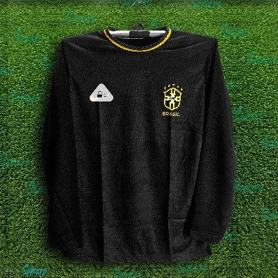 Picture of Brazil Full sleeve Football Jersey For Men - Long Sleeve Jersey - Brazil Football Jersey 2025