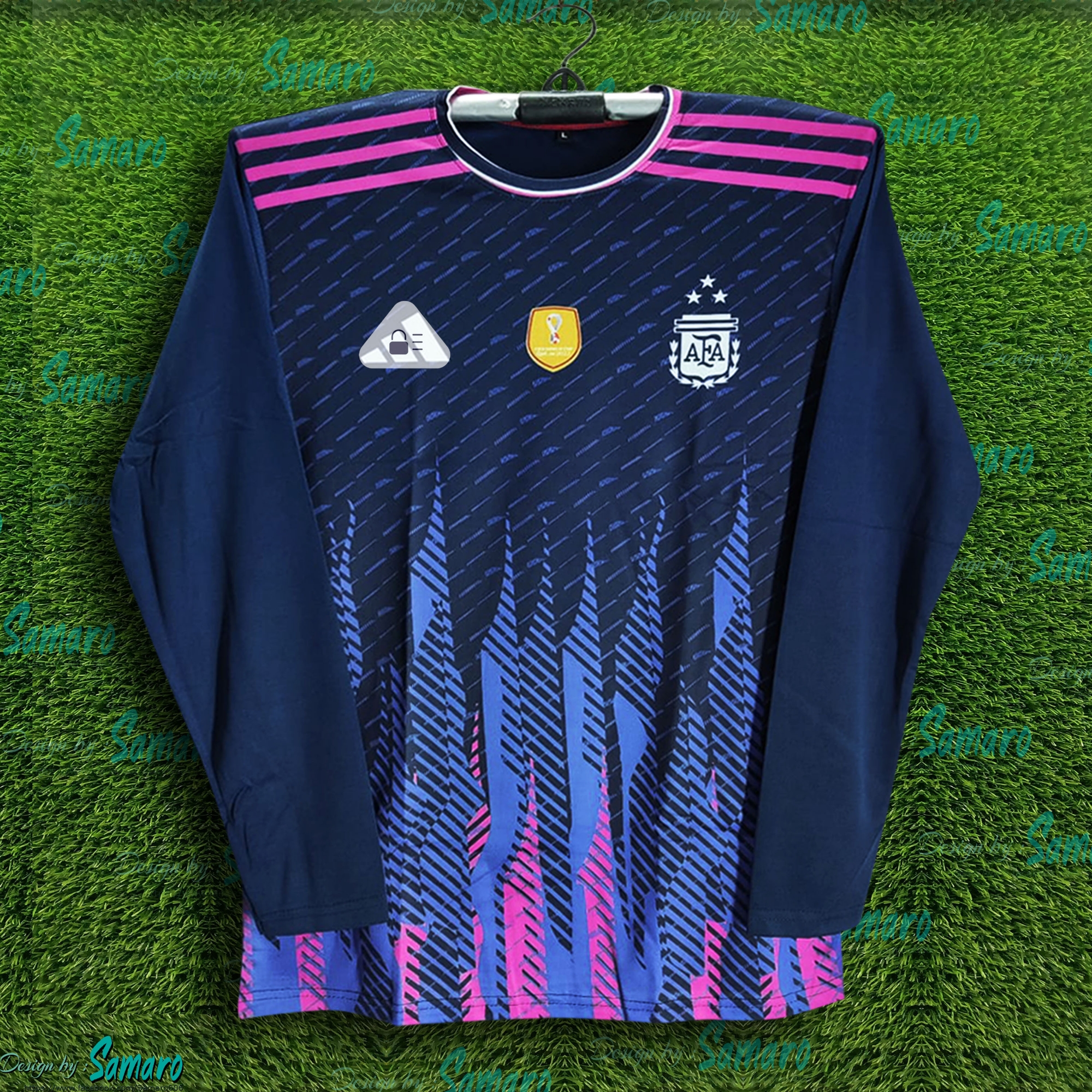 Picture of Argentina World Cup 2024-25 - Argentina Full Sleeve Football Jersey For Men - Argentina Jersey