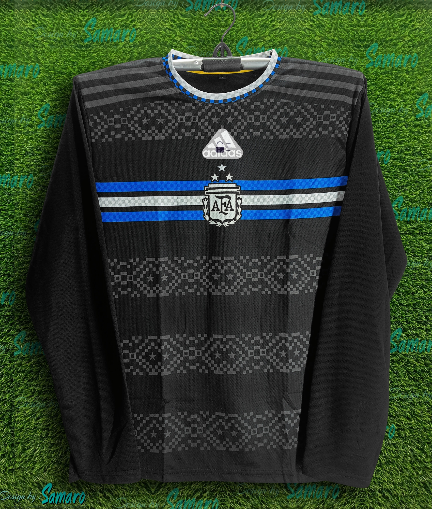 Picture of Argentina Full Sleeve Football Jersey For Man - Argentina T Shirt For Man - Argentina Jersey 2024