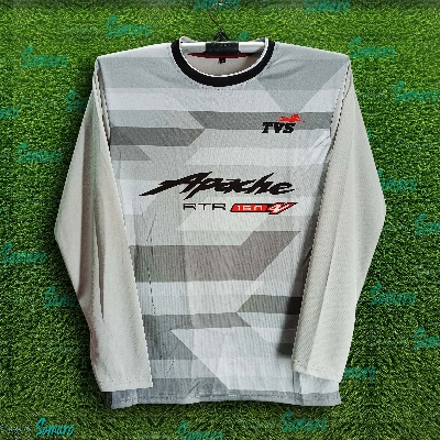 Picture of TVS Apache Full Sleeve Bike Jersey For Man - TVS T Shirt For Man - TVS Bike Jersey