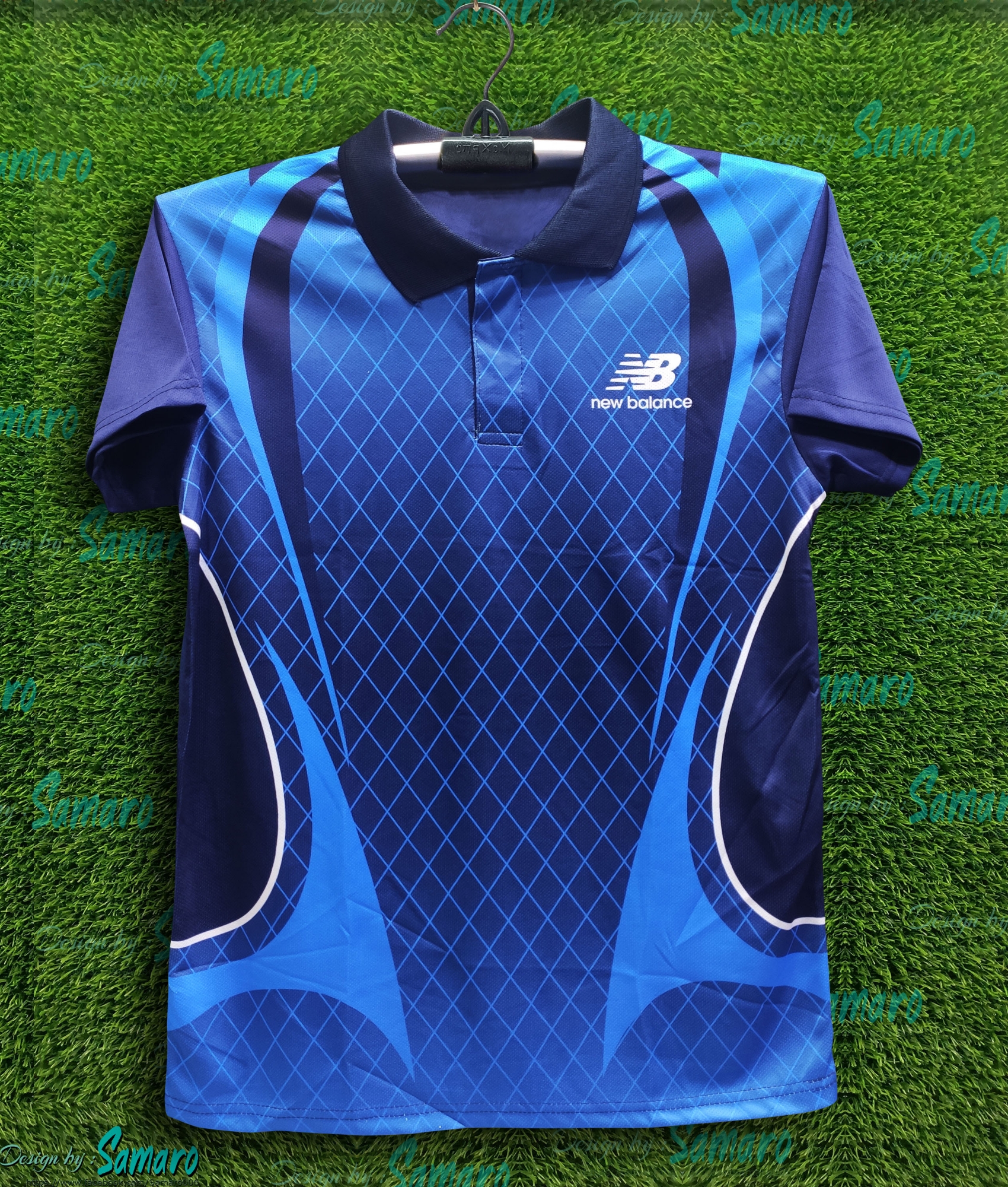 Picture of New Balance Short Sleeve Collar Polo Jersey For Men - Polo T Shirt For Men - Jersey