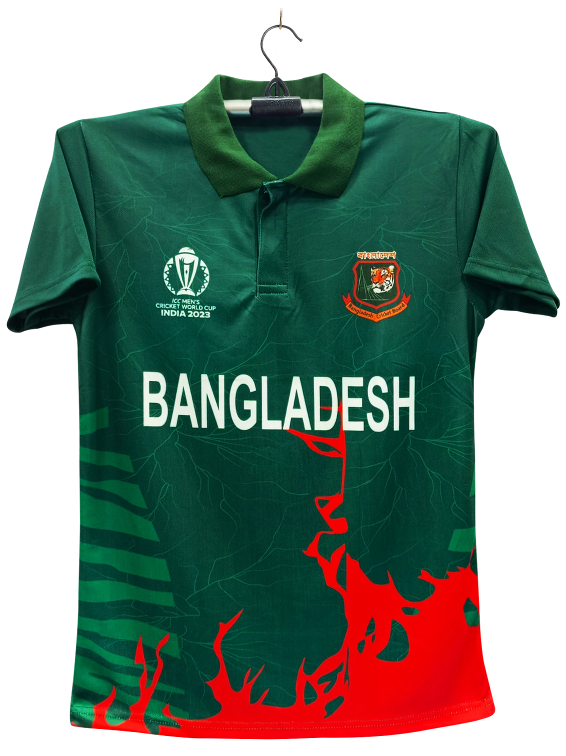 Picture of Bangladesh Cricket World Cup Jersey - Short Sleeve Polo Jersey For Men - Bangladesh Cricket Jersey 2024-25