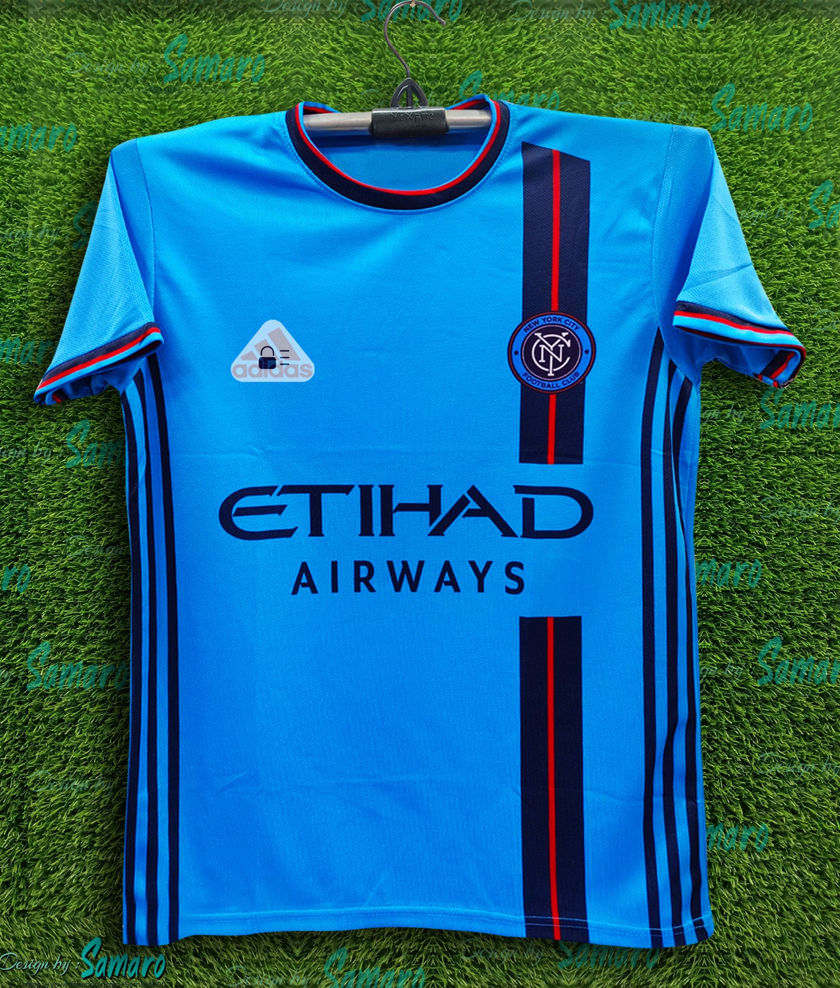 Picture of New York City Short sleeve Football Jersey For Men - T Shirt For Man - New York City Jersey