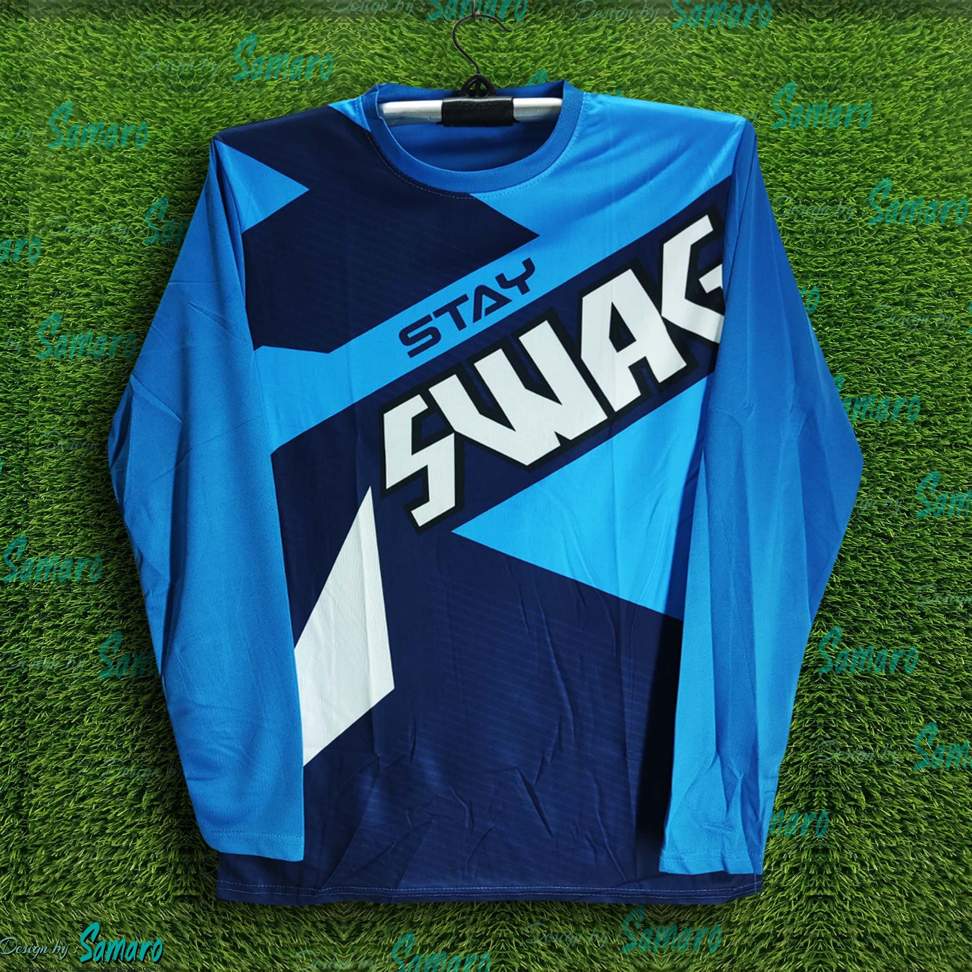 Picture of SWAG Full Sleeve Bike Jersey For Man - Bike T Shirt For Man - SWAG Bike Jersey