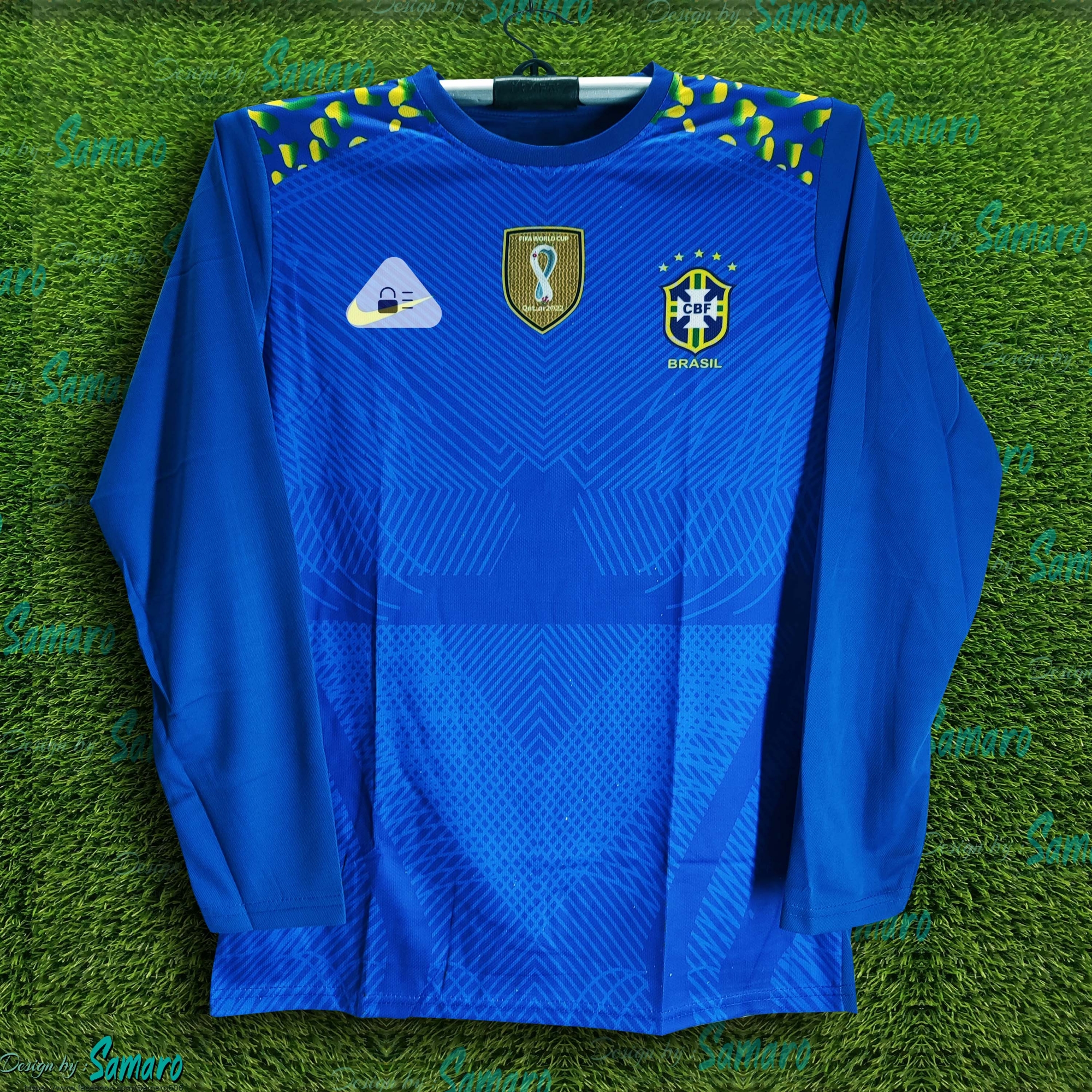 Picture of Brazil Full Sleeve Football Jersey For Man - T Shirt For Man - Brazil Jersey 2024-25
