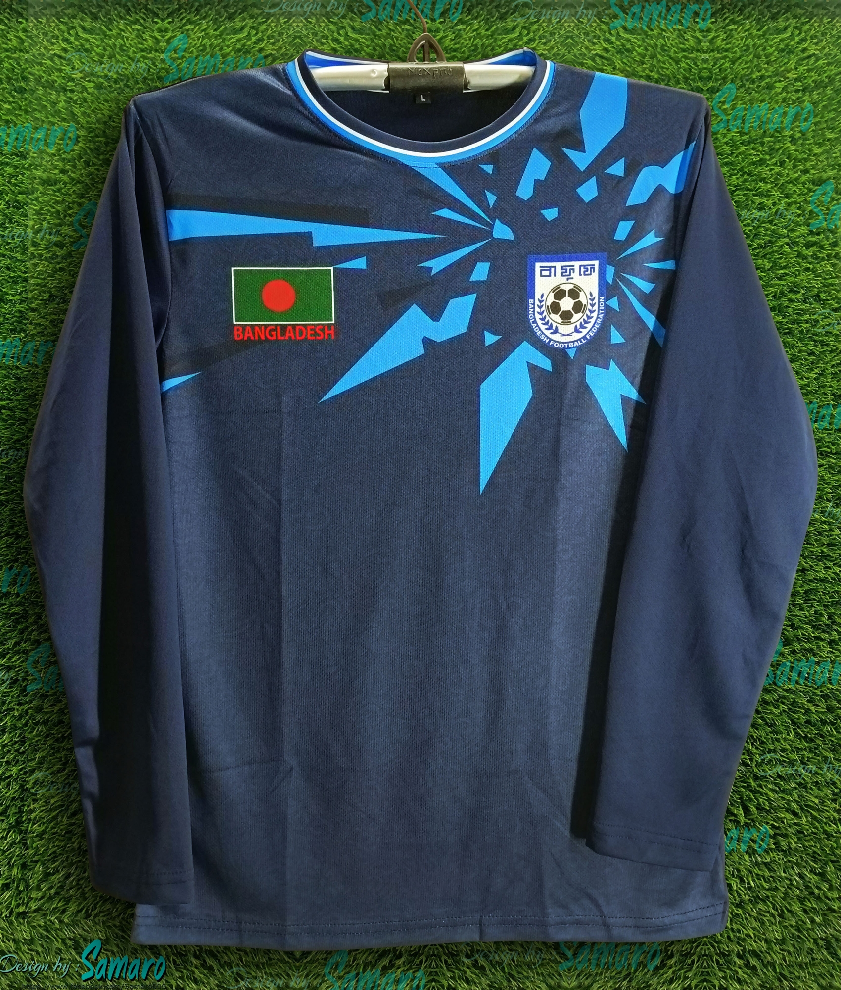 Picture of B-d   Football Jersey - Full sleeve Banglades Fan Jersey for Man - Football Jersey