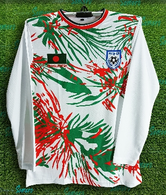 Picture of B-d Football Jersey - Full sleeve Banglades Fan Jersey for Man - Football Jersey