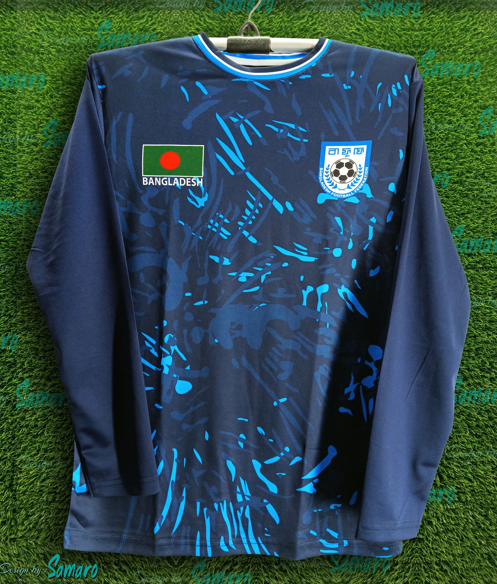 Picture of B-d Football Jersey - Full sleeve Banglades Fan Jersey for Man - Football Jersey