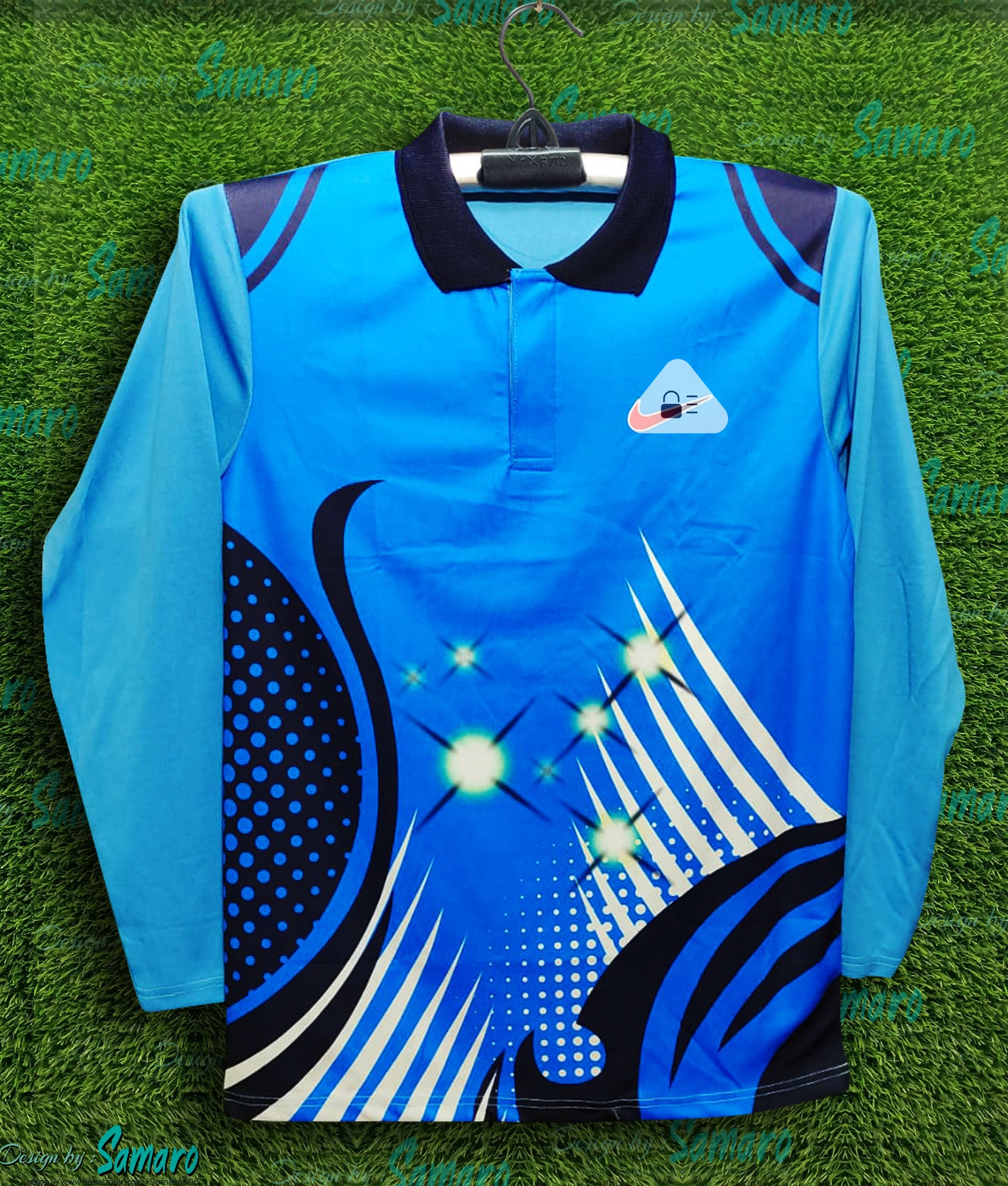 Picture of New Balance Full Sleeve Collar Jersey For Man - Polo Sports Jersey For Man - Jersey