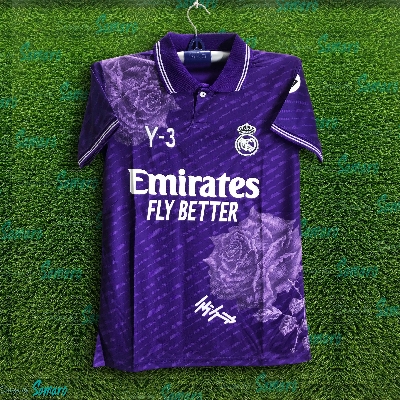 Picture of Real Madrid Jersey 2025/2026 Thai Premium Football Jersey For Men - Half Sleeve Polo Jersey - Real Madrid Jersey 2025