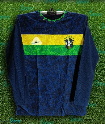 Picture of Brazil Full Sleeve Football Jersey For Man - Brazil T Shirt For Man - Brazil Jersey