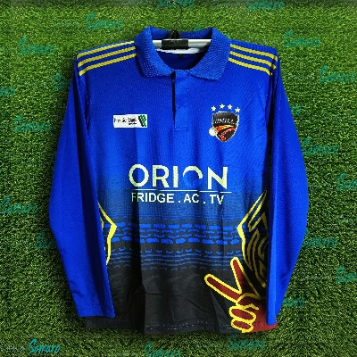 Picture of Comilla Victorians Full Sleeve Polo Cricket Jersey For Man - BPL Polo Jersey - Comilla Jersey 2024-2025