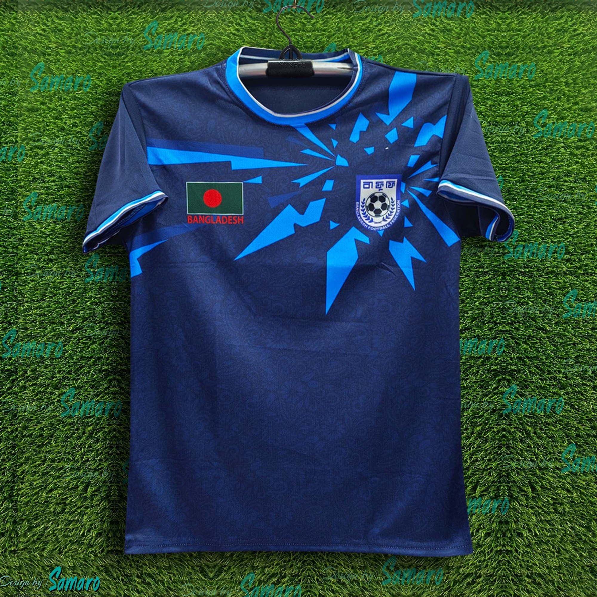 Picture of B-d Short Sleeve Football Jersey For Men - T Shirt For Men - Banglades Fan Jersey