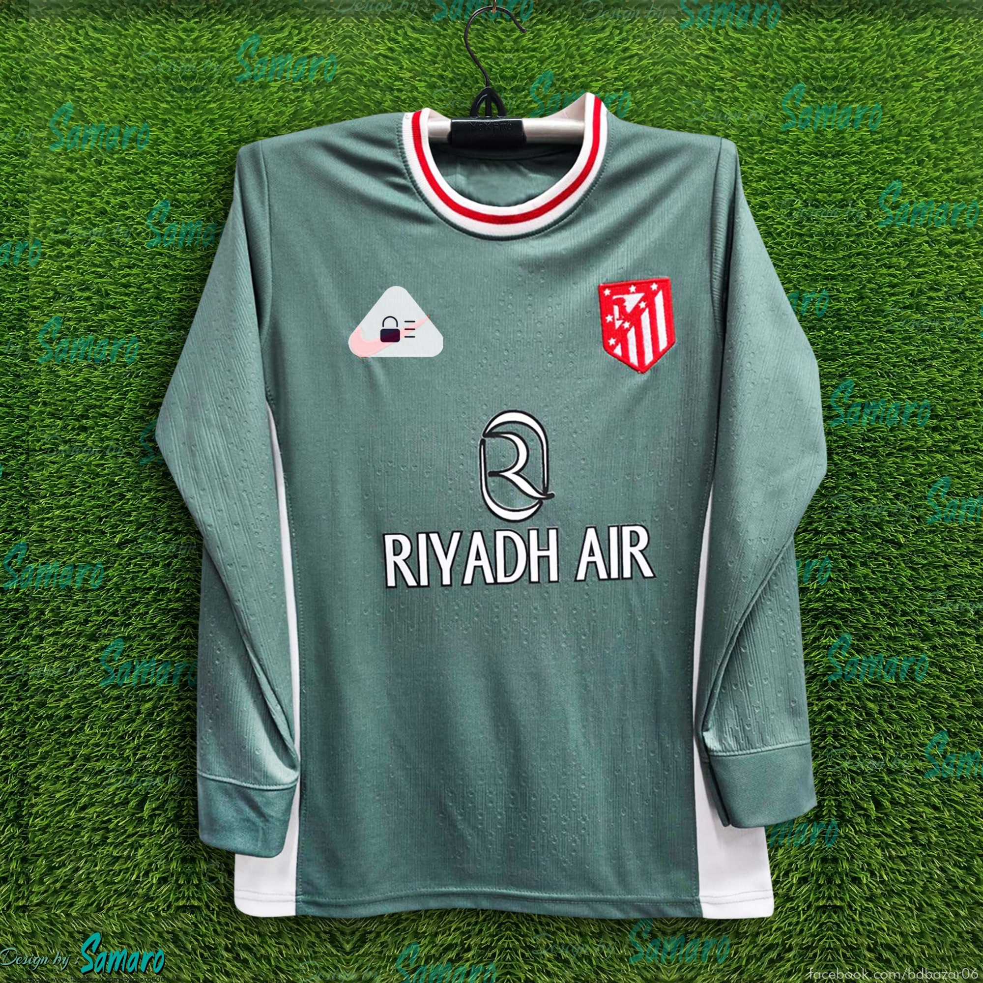 Picture of Atletico Madrid Jersey 2025/2026 Thai Premium Football Jersey for Men - Long Sleeve - Atletico Madrid Football Jersey 2025