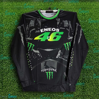 Picture of _Monster 46 Full Sleeve Bike Jersey For Men - 4prt Bike T Shirt - Monster 46 Jersey