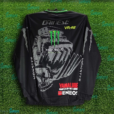 Picture of _Monster 46 Full Sleeve Bike Jersey For Men - 4prt Bike T Shirt - Monster 46 Jersey