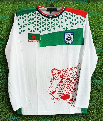 Picture of B-d Football Jersey - Full sleeve Banglades Fan Jersey for Man - Football Jersey