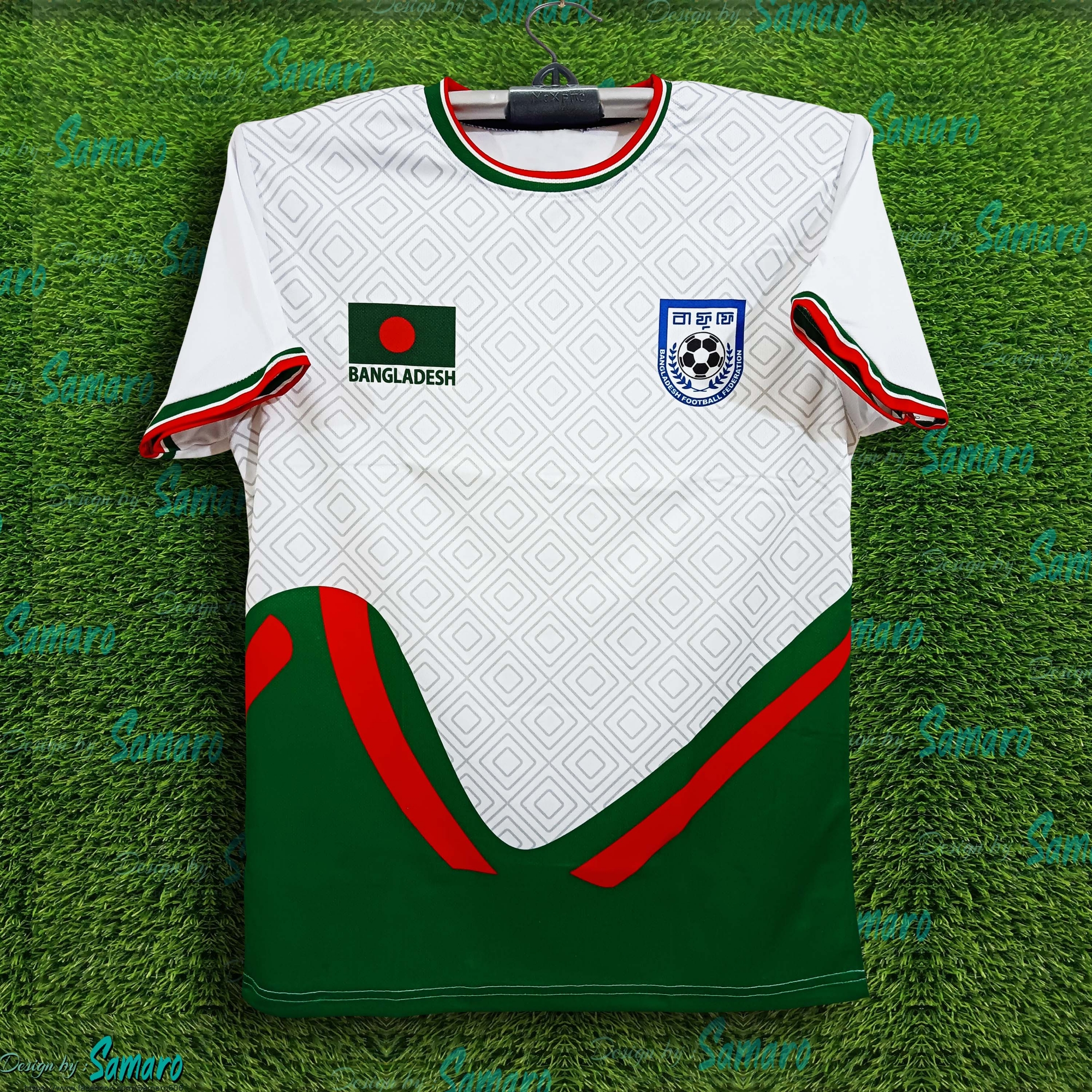 Picture of B-d Short Sleeve Football Jersey For Men - T Shirt For Men - Banglades Fan Jersey