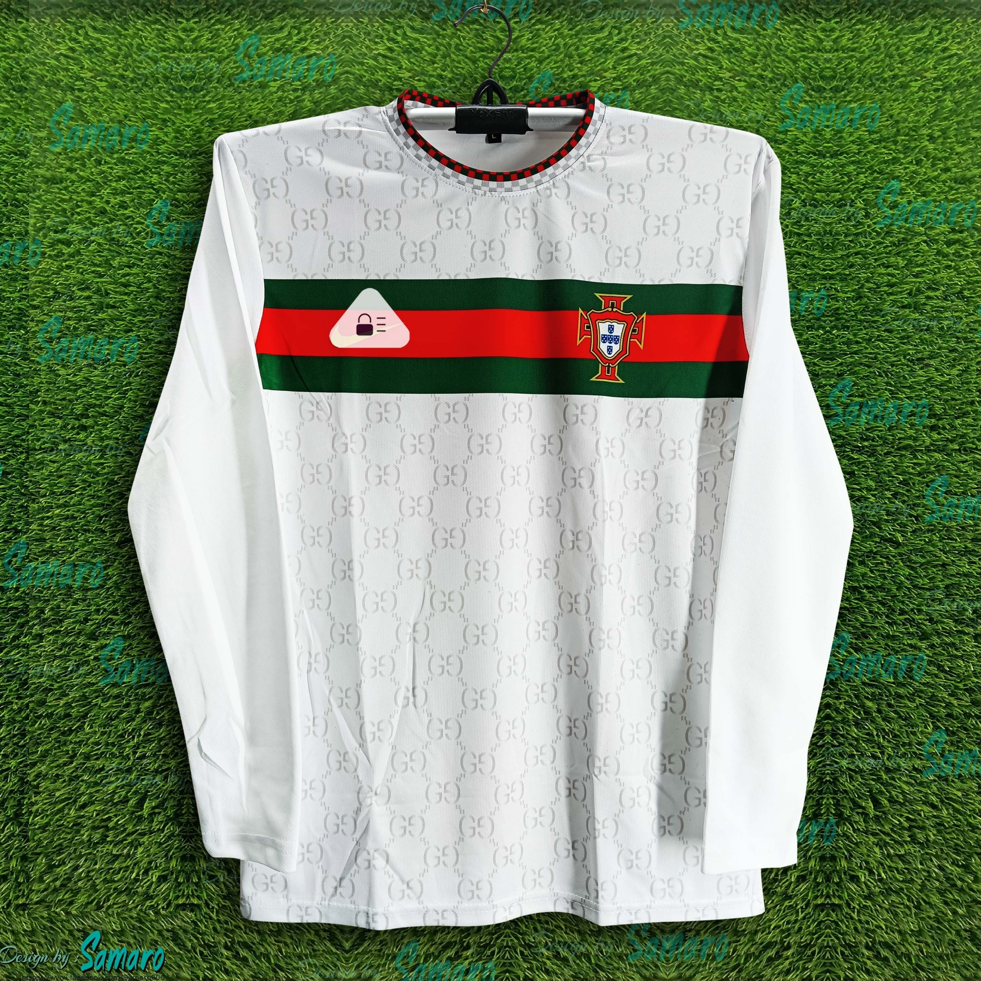 Picture of Portugal Full sheeve Football Jersey For Man - Portugal Long Sleeve T Shirt - Portugal Football Jersey