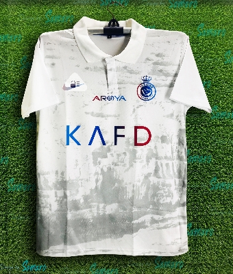 Picture of Al-Nassr Short Sleeve Collar Polo Football Jersey For Man - Al-Nassr Polo Jersey - Al Nassr Jersey 2024