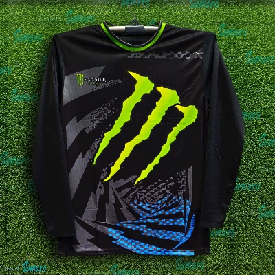 Picture of Monster Full Sleeve Bike Jersey For Men -Bike Jersey - Monster Bike Jersey