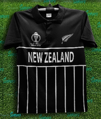 Picture of New Zealand World Cup Jersey - Short Collar Jersey -  World Cup Jersey 2023-2024