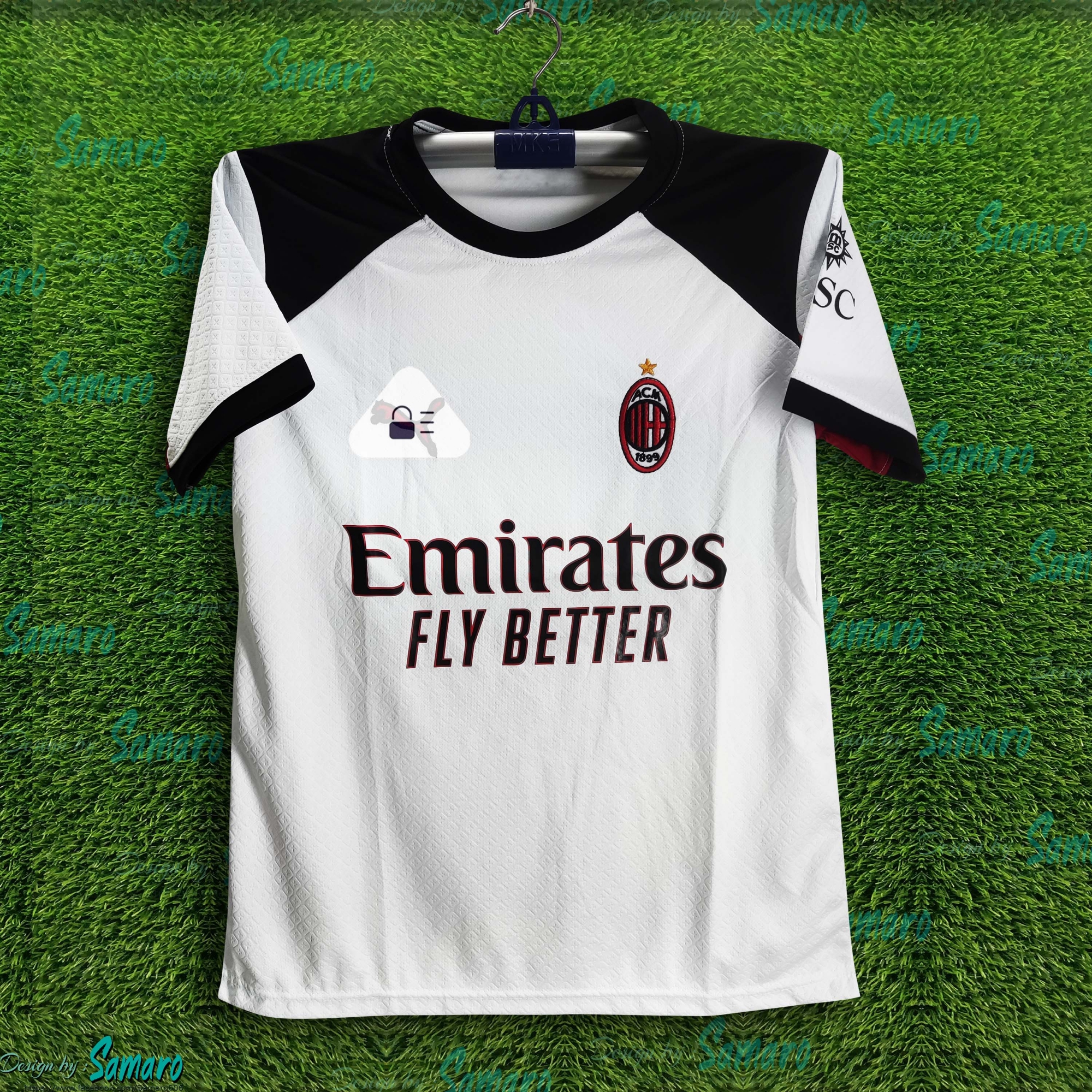 Picture of AC Milan Jersey 2025/2026 Thai Premium Football Jersey For Men - Half Sleeve T Shirt - AC Milan Football Jersey 2025