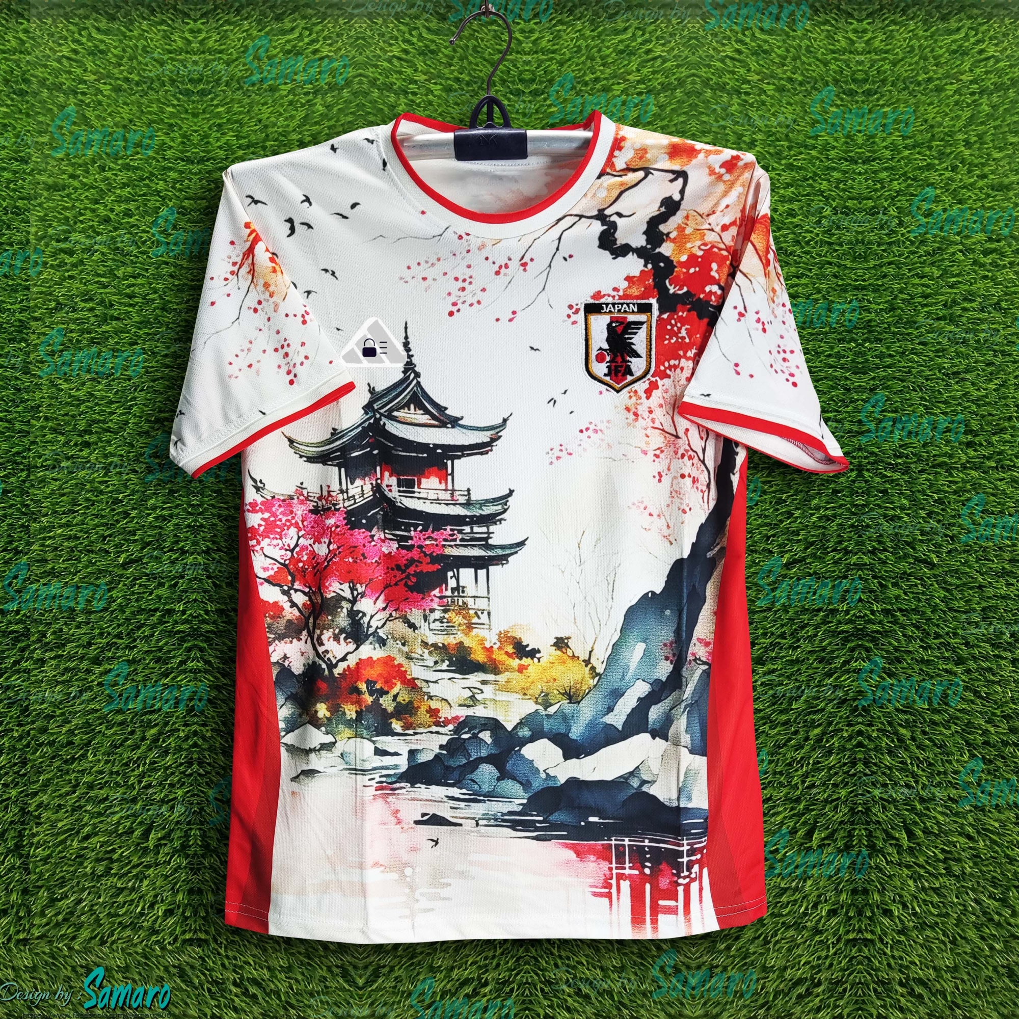 Picture of Japan Short Sleeve Thai Premium Football Jersey For Men - Japan Half Sleeve T Shirt - Japan Football Jersey 2025-26