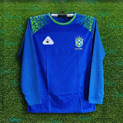 Picture of Brazil Full Sleeve World Cup Jersey For Man - Long Sleeve T Shirt - Brazil Football Jersey 2026