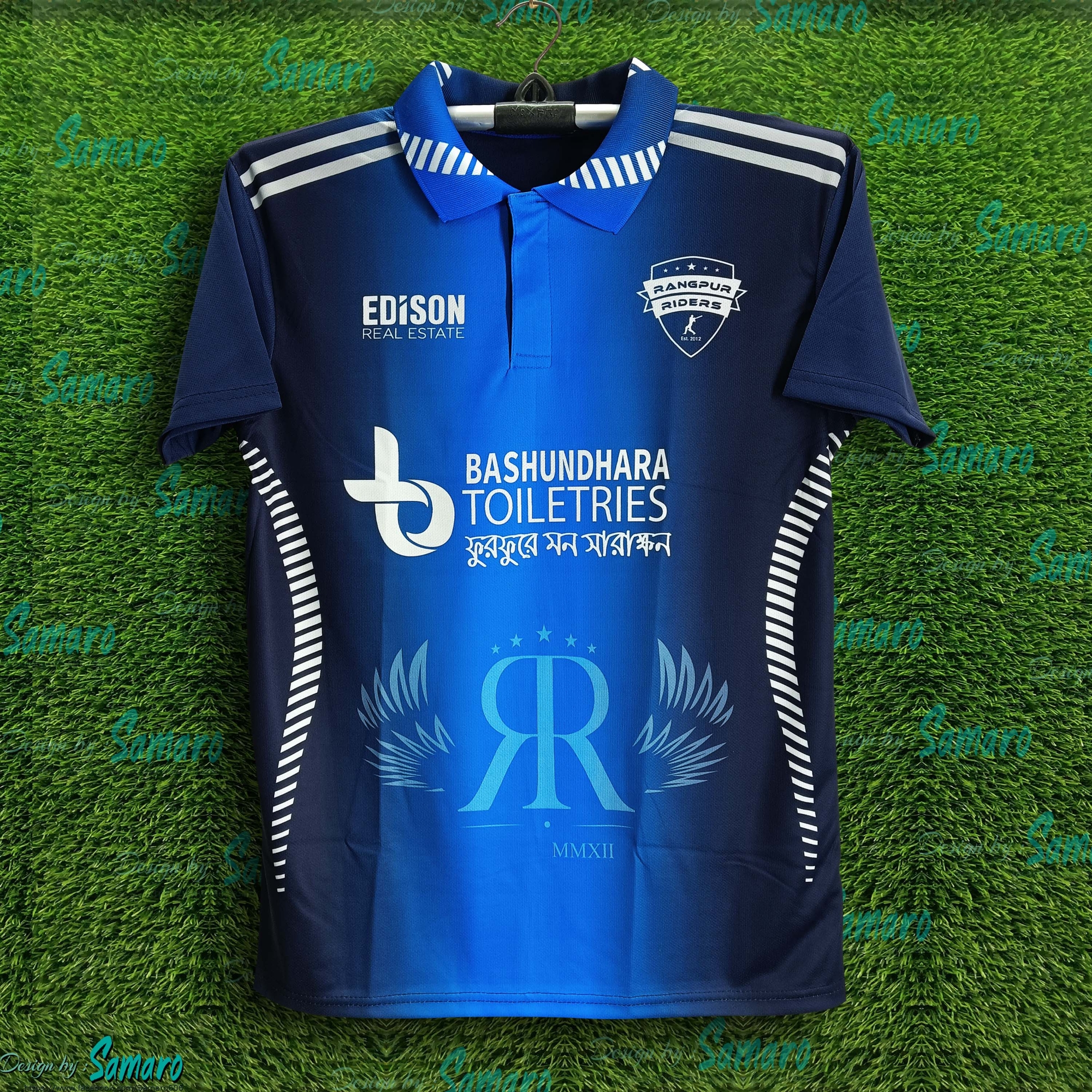 Picture of Rangpur Rangers BPL Polo Cricket Jersey For Man - BPL Short Sleeve Polo Jersey - Rangpur Jersey 2024-25