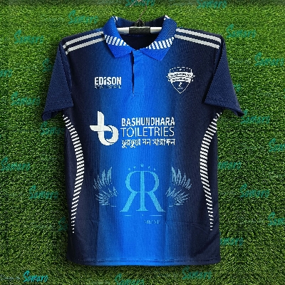 Picture of Rangpur Rangers BPL Polo Cricket Jersey For Man - BPL Short Sleeve Polo Jersey - Rangpur Jersey 2024-25