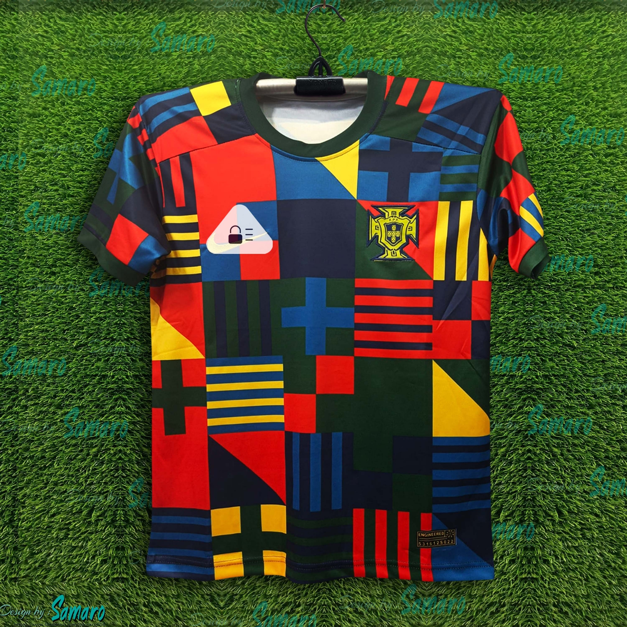 Picture of Portugal Thai Premium Football For Men - Portugal Half Sleeve Jersey - Portugal Football Jersey 2025-2026