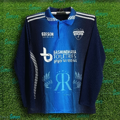 Picture of Rangpur Rangers Polo Jersey For Men - Full Sleeve Polo BPL Jersey For Man - Rangpur BPL Jersey 2024-25