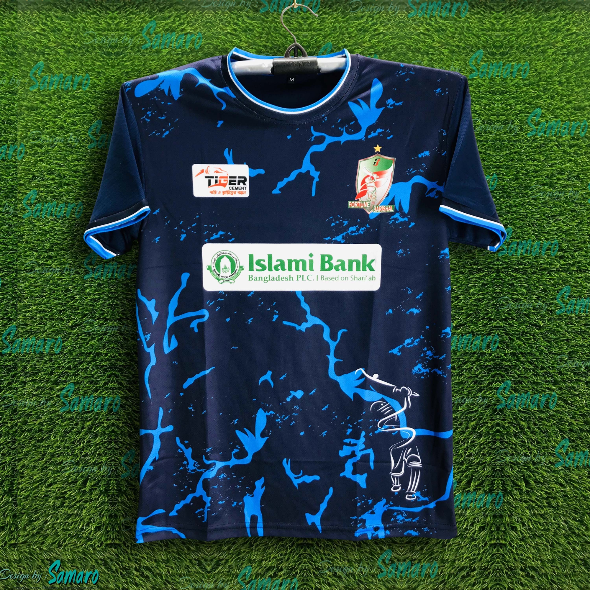 Picture of Fortune Barishal Short Sleeve Cricket Jersey For Man - BPL Jersey - Barishal Jersey 2024-2025