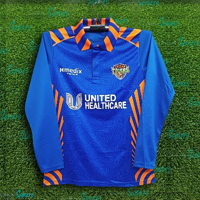 Picture of Khulna Tigers Full Sleeve Polo BPL Cricket Jersey For Men - BPL Long Sleeve T Shirt - Khulna Jersey 2025/26