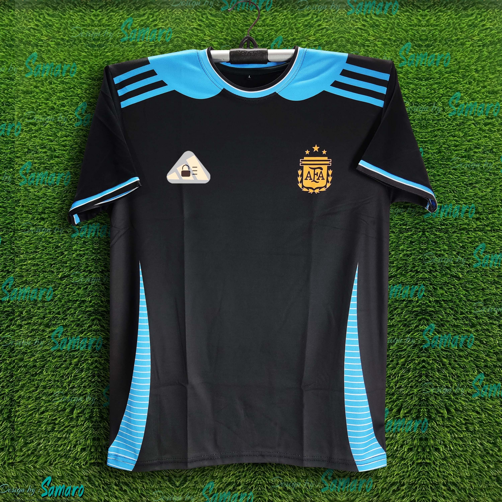 Picture of Argentina Short Sleeve Training For Men - Argentina Training Jersey - Argentina Jersey 2024-2025