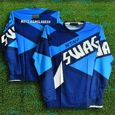 Picture of STAY SWAG Full Sleeve Bike Jersey For Men - SWAG Premium Jersey - SWAG Bike Jersey