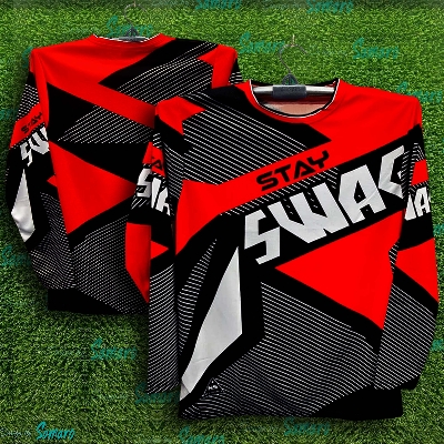 Picture of STAY SWAG Full Sleeve Bike Jersey For Men - SWAG Premium Jersey - SWAG Bike Jersey