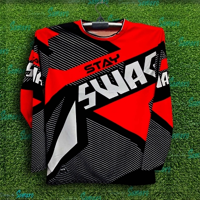 Picture of STAY SWAG Full Sleeve Bike Jersey For Men - SWAG Premium Jersey - SWAG Bike Jersey