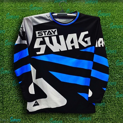 Picture of SWAG Full Sleeve Bike Jersey For Men - Stay SWAG Premium Jersey - SWAG Bike Jersey