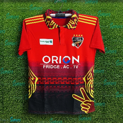 Picture of Comilla Victorians BPL Short Sleeve Polo Cricket Jersey For Man - BPL Polo Jersey - Comilla Jersey 2024-2025