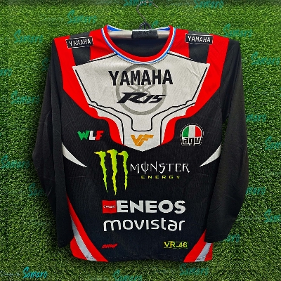 Picture of Yamaha R15 Full Sleeve Bike Jersey For Men - Monster Bike Jersey - Yamaha  Bike Jersey