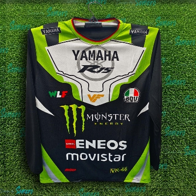 Picture of Yamaha R15 Full Sleeve Bike Jersey For Men - Monster Bike Jersey - Yamaha  Bike Jersey