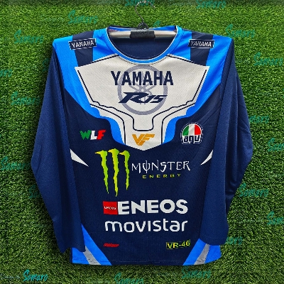 Picture of Yamaha R15 Full Sleeve Bike Jersey For Men - Monster Bike Jersey - Yamaha  Bike Jersey