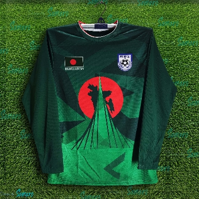 Picture of B-d Football Jersey - Full sleeve Banglades Fan Jersey for Man - Football Jersey