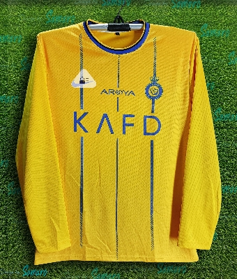 Picture of Al-Nassr Full sheeve Football Jersey For Man - al nassr T shirt for man - Al Nassr Jersey