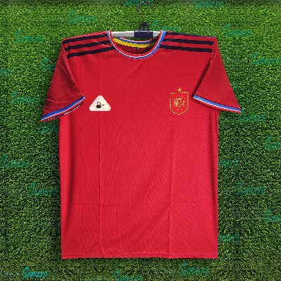 Picture of Spain Short Sleeve Football Jersey For Men - Half Sleeve T Shirt - Spain Jersey 2025/26