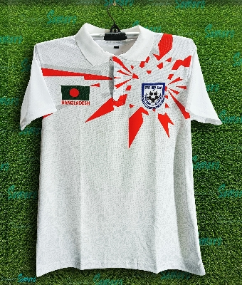Picture of B-d Short Sleeve Collar Football Jersey for Man - Half Sleeve Polo - Bangladesh Fan Jersey