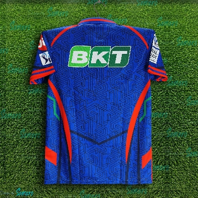 Picture of Lucknow Super Giants Premium IPL Jersey For Men - LSG Half Sleeve Polo Cricket Jersey - Lucknow Jersey 2025