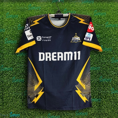 Picture of Gujarat Titans Thai Premium IPL Jersey For Men - GT IPL Jersey - Gujrat Cricket Jersey 2025-26